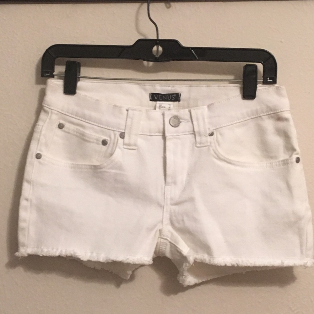 White Venus Shorts